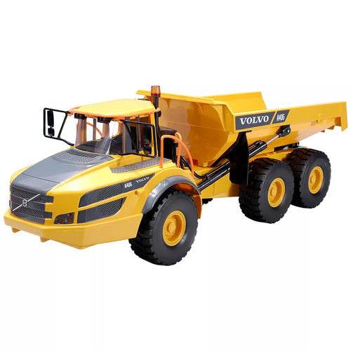 RC Volvo RC Alloy Dump Truck - 1:20 Scale, 2.4GHz Control, 15kg Lifting Capacity, LED Lights - ToylandEU