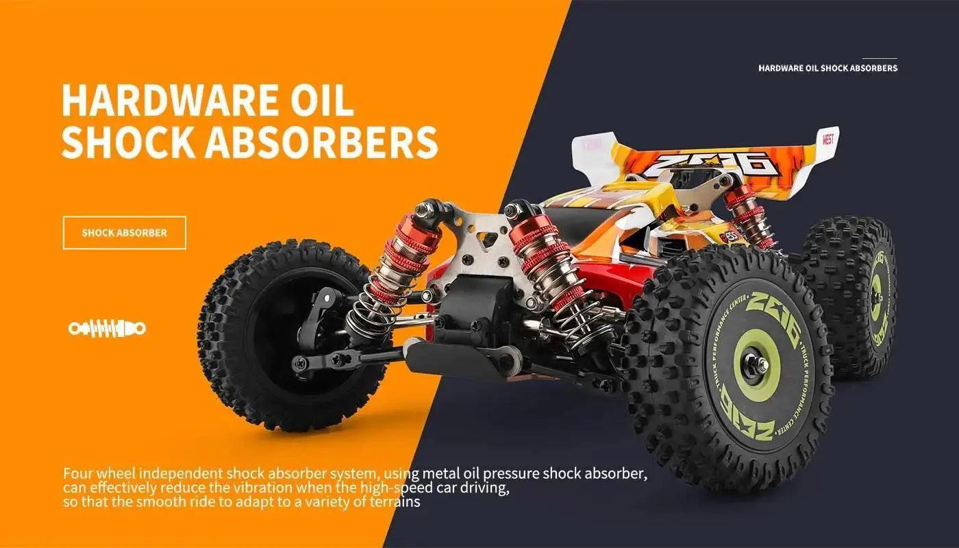  RC WL 144010 V8 1:14 Scale 4WD High-Speed Brushless Motor RC Drift Car - 75Km/H Off-Road Racing Vehicle for Kids -  ToylandEU™