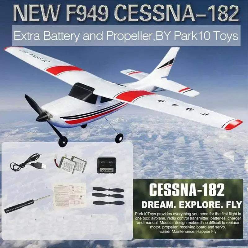  WLtoys F949S 3Ch RC Airplane with Gyroscope - Ready-to-Fly Outdoor  -  ToylandEU™