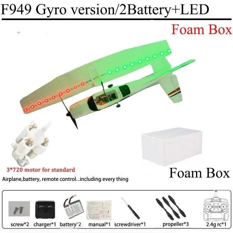  WLtoys F949S 3Ch RC Airplane with Gyroscope - Ready-to-Fly Outdoor  -  ToylandEU™