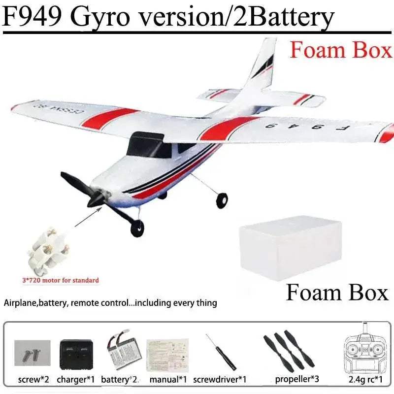  WLtoys F949S 3Ch RC Airplane with Gyroscope - Ready-to-Fly Outdoor  -  ToylandEU™
