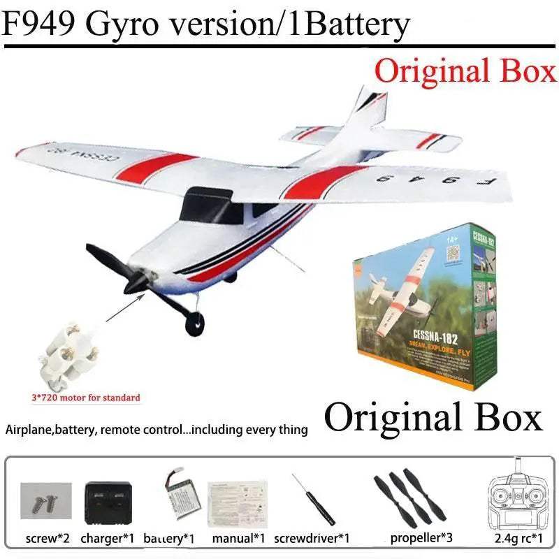  WLtoys F949S 3Ch RC Airplane with Gyroscope - Ready-to-Fly Outdoor  -  ToylandEU™