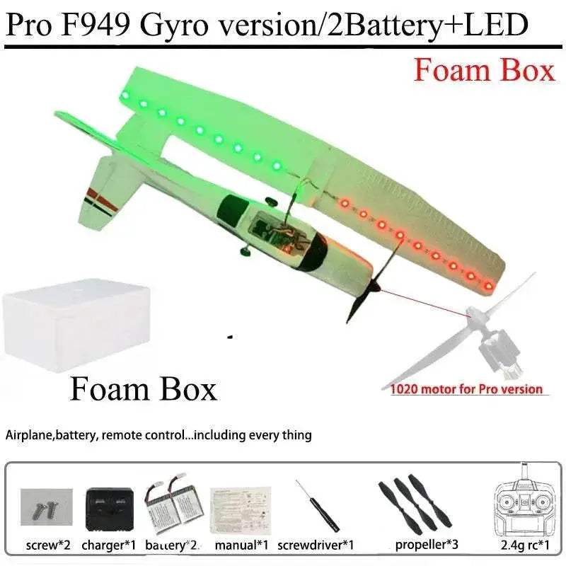  WLtoys F949S 3Ch RC Airplane with Gyroscope - Ready-to-Fly Outdoor  -  ToylandEU™