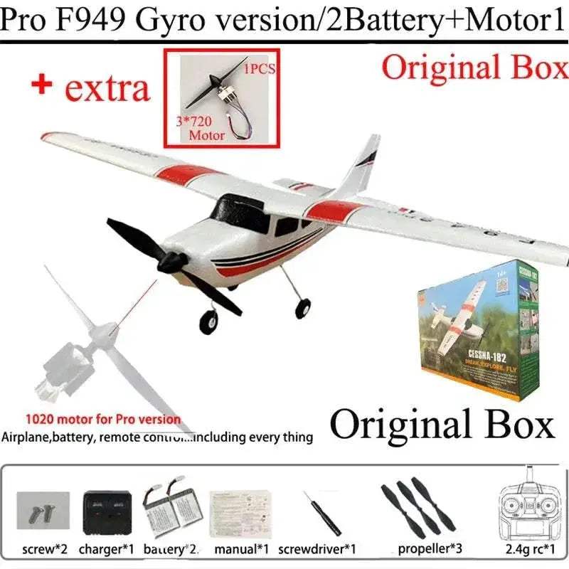  WLtoys F949S 3Ch RC Airplane with Gyroscope - Ready-to-Fly Outdoor  -  ToylandEU™