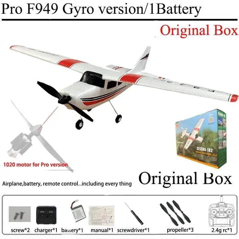  WLtoys F949S 3Ch RC Airplane with Gyroscope - Ready-to-Fly Outdoor  -  ToylandEU™