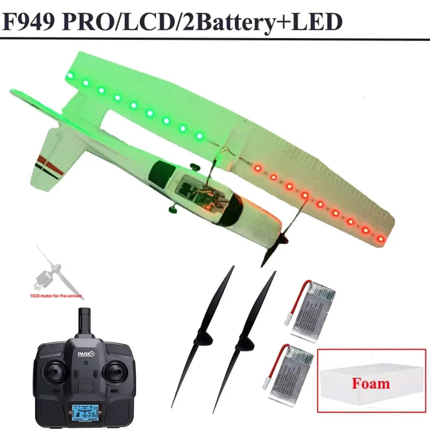  WLtoys F949S 3Ch RC Airplane with Gyroscope - Ready-to-Fly Outdoor  -  ToylandEU™