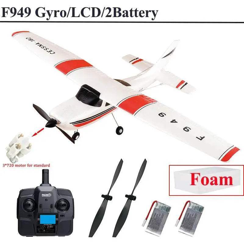  WLtoys F949S 3Ch RC Airplane with Gyroscope - Ready-to-Fly Outdoor  -  ToylandEU™