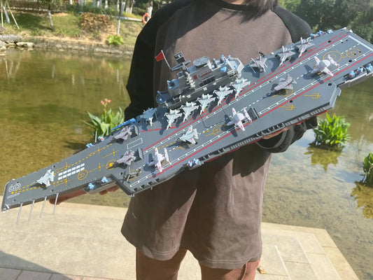  RC Warship Aircraft Carrier Boat Battery Powered Hull -  ToylandEU™