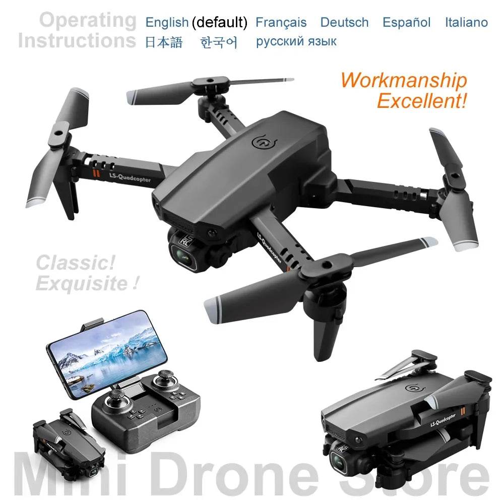 RC XT6 Mini Drone: 4K HD FPV RC Helicopter Gift for Aerial Adventure - ToylandEU