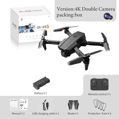 RC XT6 Mini Drone: 4K HD FPV RC Helicopter Gift for Aerial Adventure - ToylandEU