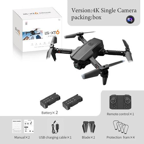 RC XT6 Mini Drone: 4K HD FPV RC Helicopter Gift for Aerial Adventure - ToylandEU