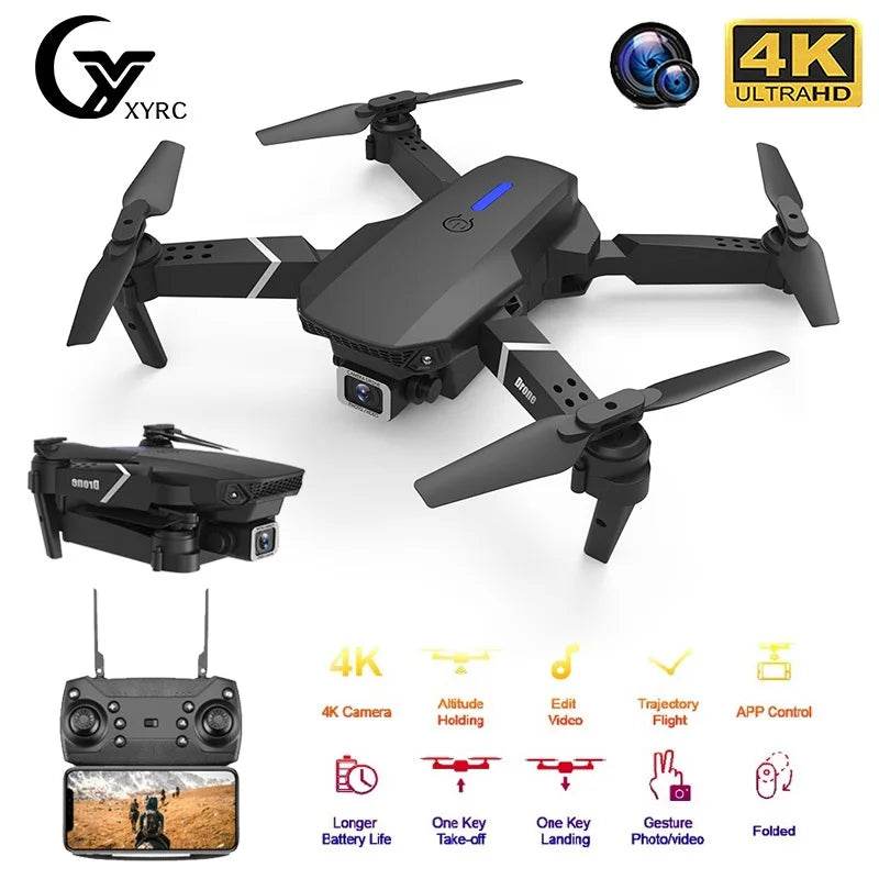 RC XYRC 4K HD Drone with WiFi FPV - Foldable RC Helicopter Adventure - ToylandEU