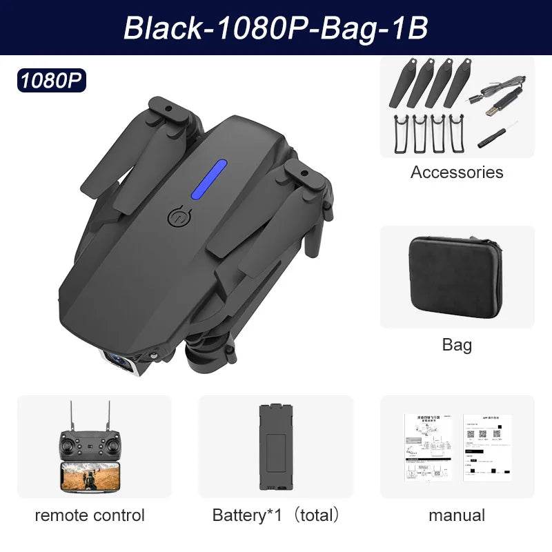 RC XYRC 4K HD Drone with WiFi FPV - Foldable RC Helicopter Adventure - ToylandEU