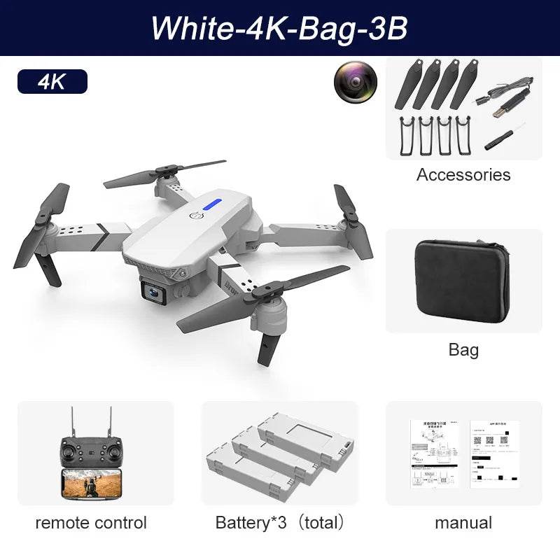 RC XYRC 4K HD Drone with WiFi FPV - Foldable RC Helicopter Adventure - ToylandEU