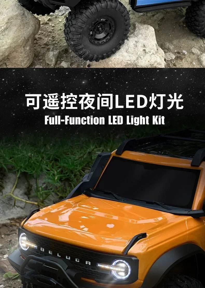 RC YOAINGO 1:10 R1001 Liema 4WD Off-Road Climbing RC Model Car - Remote Control Toy for Kids - ToylandEU
