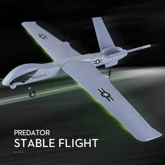 RC Z51 Predator 2.4G RC Glider: Light-Up Hand-Throw Foam Plane Adventure - ToylandEU