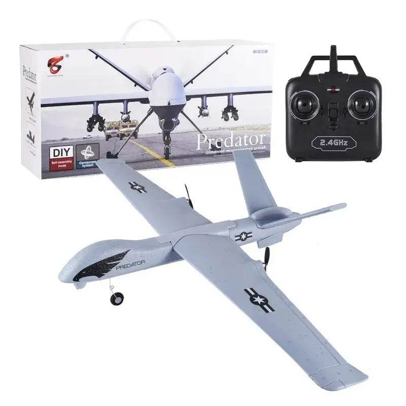RC Z51 Predator 2.4G RC Glider: Light-Up Hand-Throw Foam Plane Adventure - ToylandEU