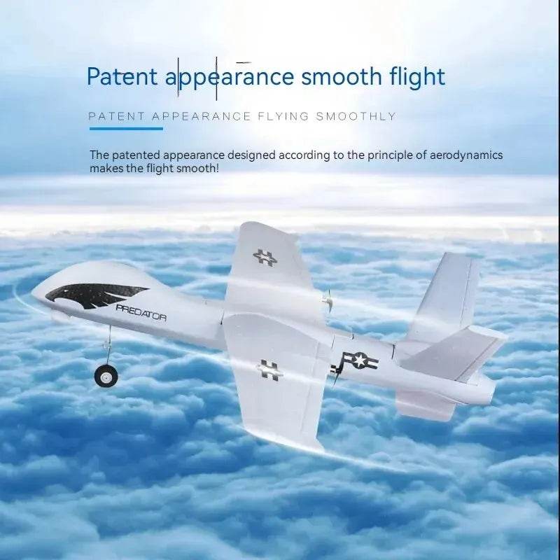 RC Z51 Predator 2.4G RC Glider: Light-Up Hand-Throw Foam Plane Adventure - ToylandEU