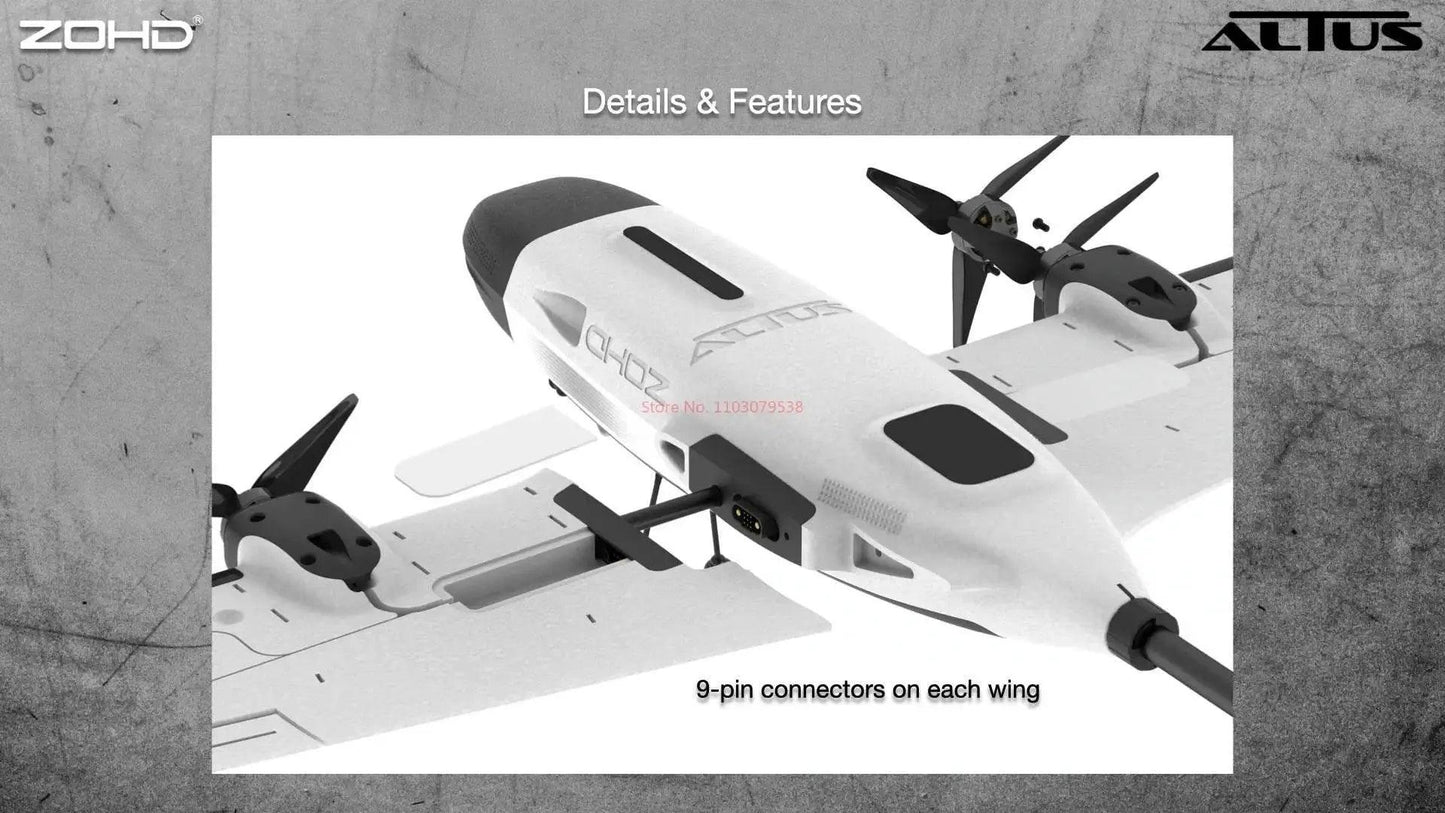  RC ZOHD ALTUS Twin Engine RC Aircraft - 980mm Wingspan, Y3 Modification Ready, Long Endurance Model for Adults -  ToylandEU™
