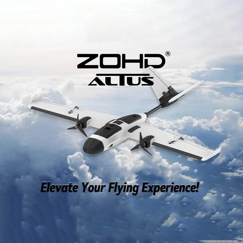 RC ZOHD ALTUS Twin Engine RC Aircraft - 980mm Wingspan, Y3 Modification Ready, Long Endurance Model for Adults - ToylandEU