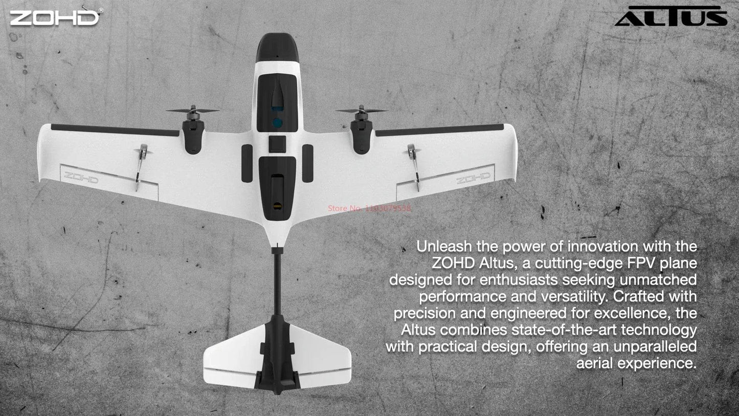 RC ZOHD ALTUS Twin Engine RC Aircraft - 980mm Wingspan, Y3 Modification Ready, Long Endurance Model for Adults - ToylandEU
