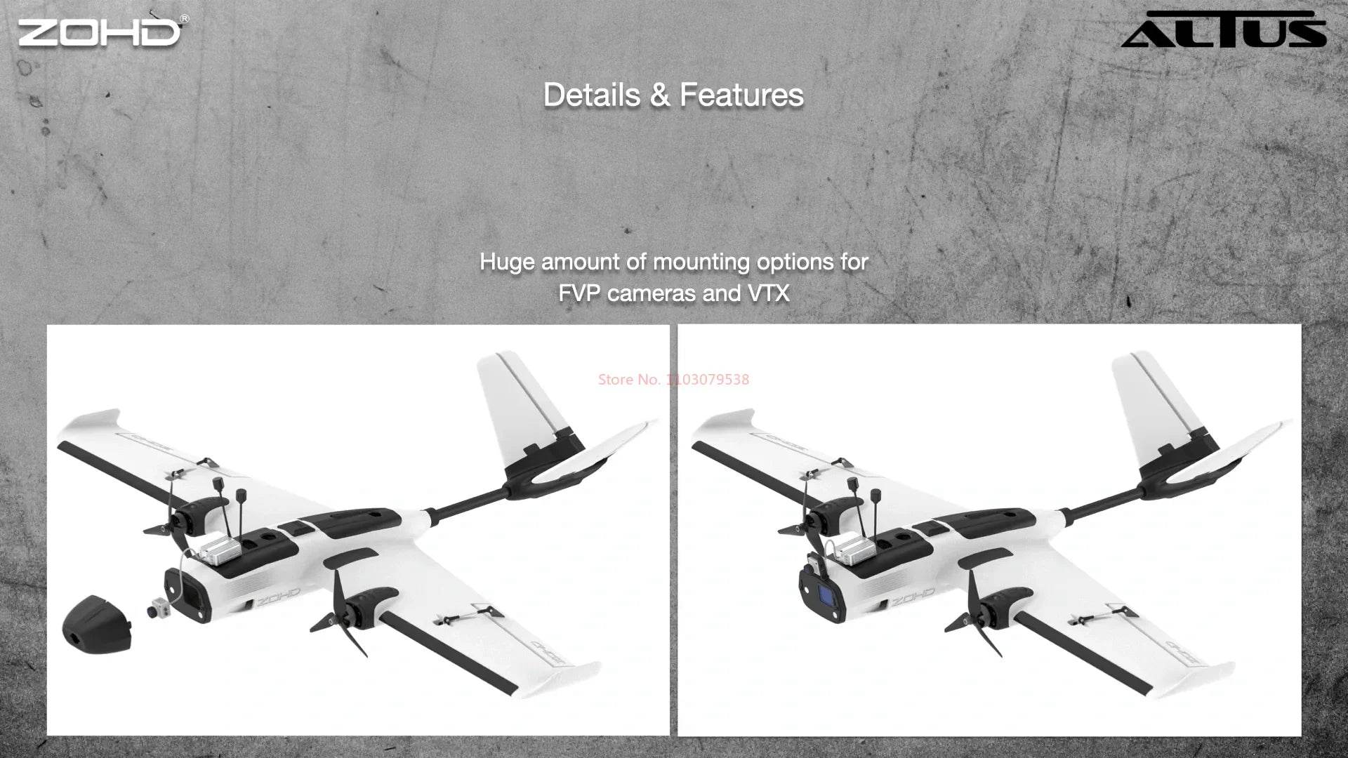 RC ZOHD ALTUS Twin Engine RC Aircraft - 980mm Wingspan, Y3 Modification Ready, Long Endurance Model for Adults - ToylandEU