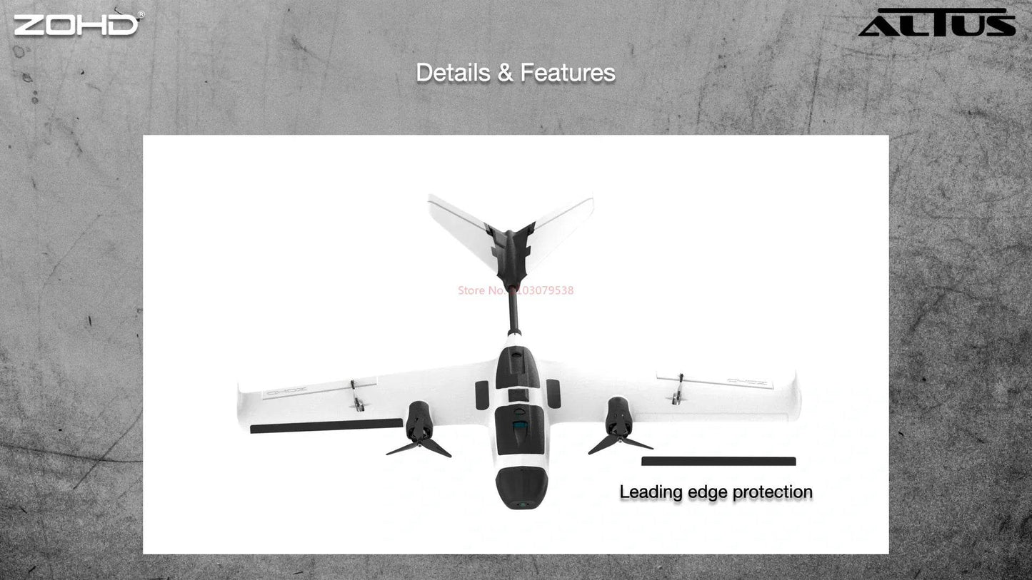 RC ZOHD ALTUS Twin Engine RC Aircraft - 980mm Wingspan, Y3 Modification Ready, Long Endurance Model for Adults - ToylandEU