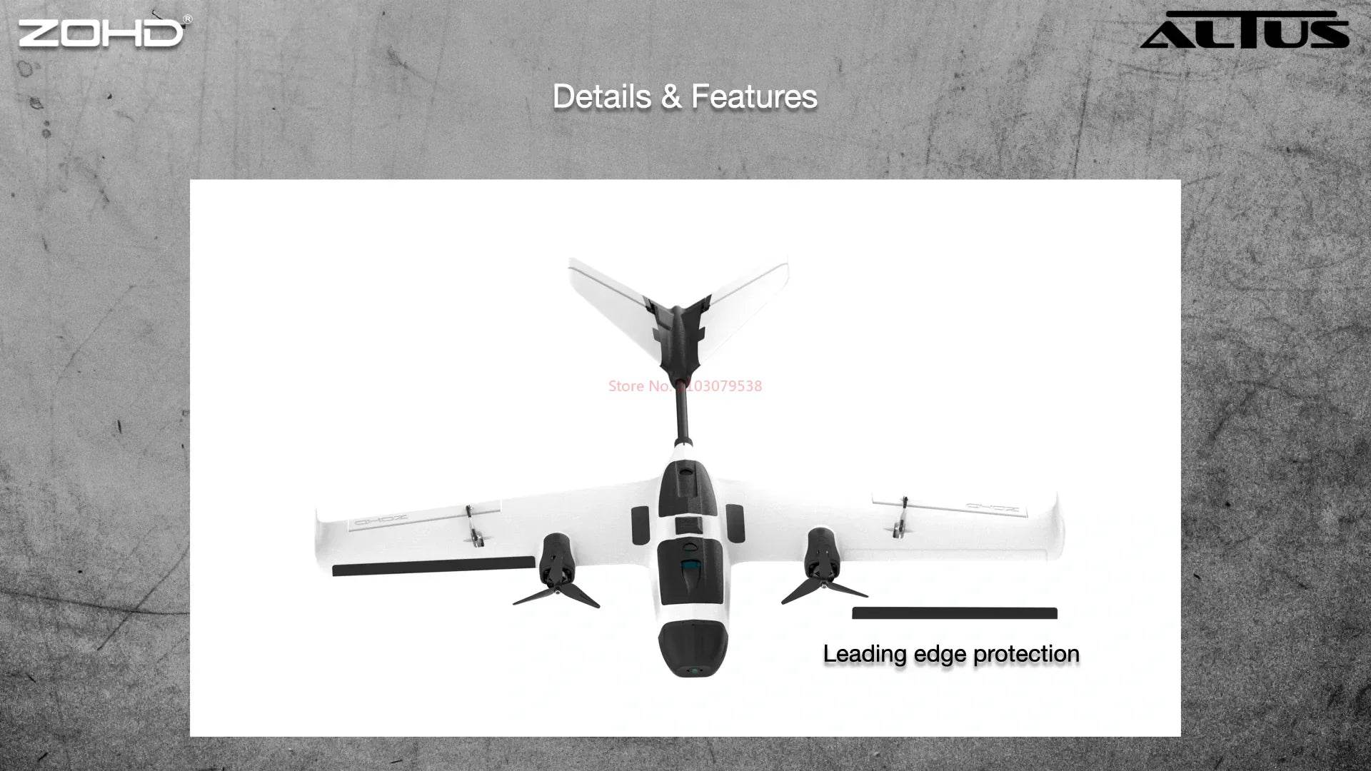 RC ZOHD ALTUS Twin Engine RC Aircraft - 980mm Wingspan, Y3 Modification Ready, Long Endurance Model for Adults - ToylandEU