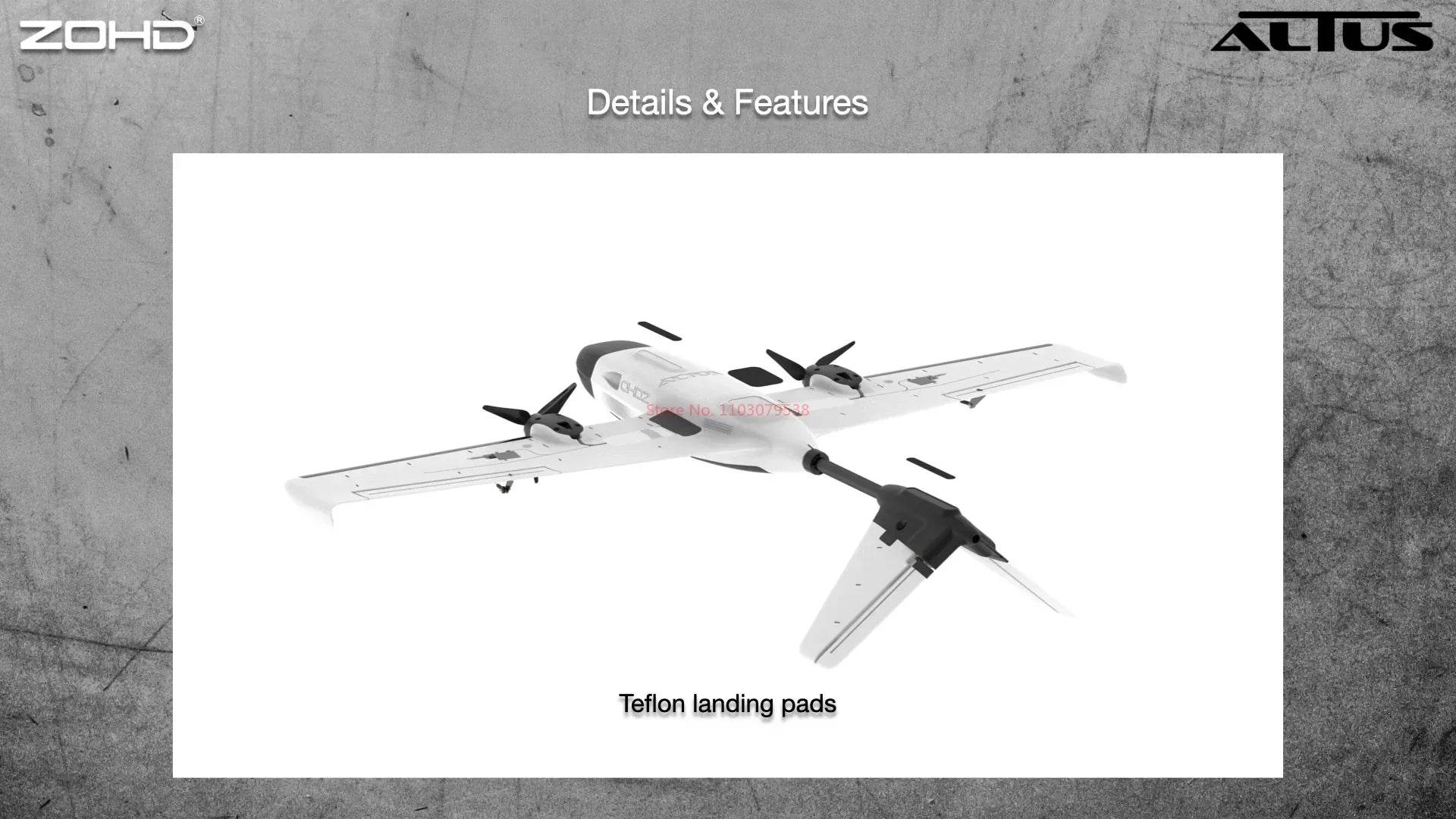 RC ZOHD ALTUS Twin Engine RC Aircraft - 980mm Wingspan, Y3 Modification Ready, Long Endurance Model for Adults - ToylandEU