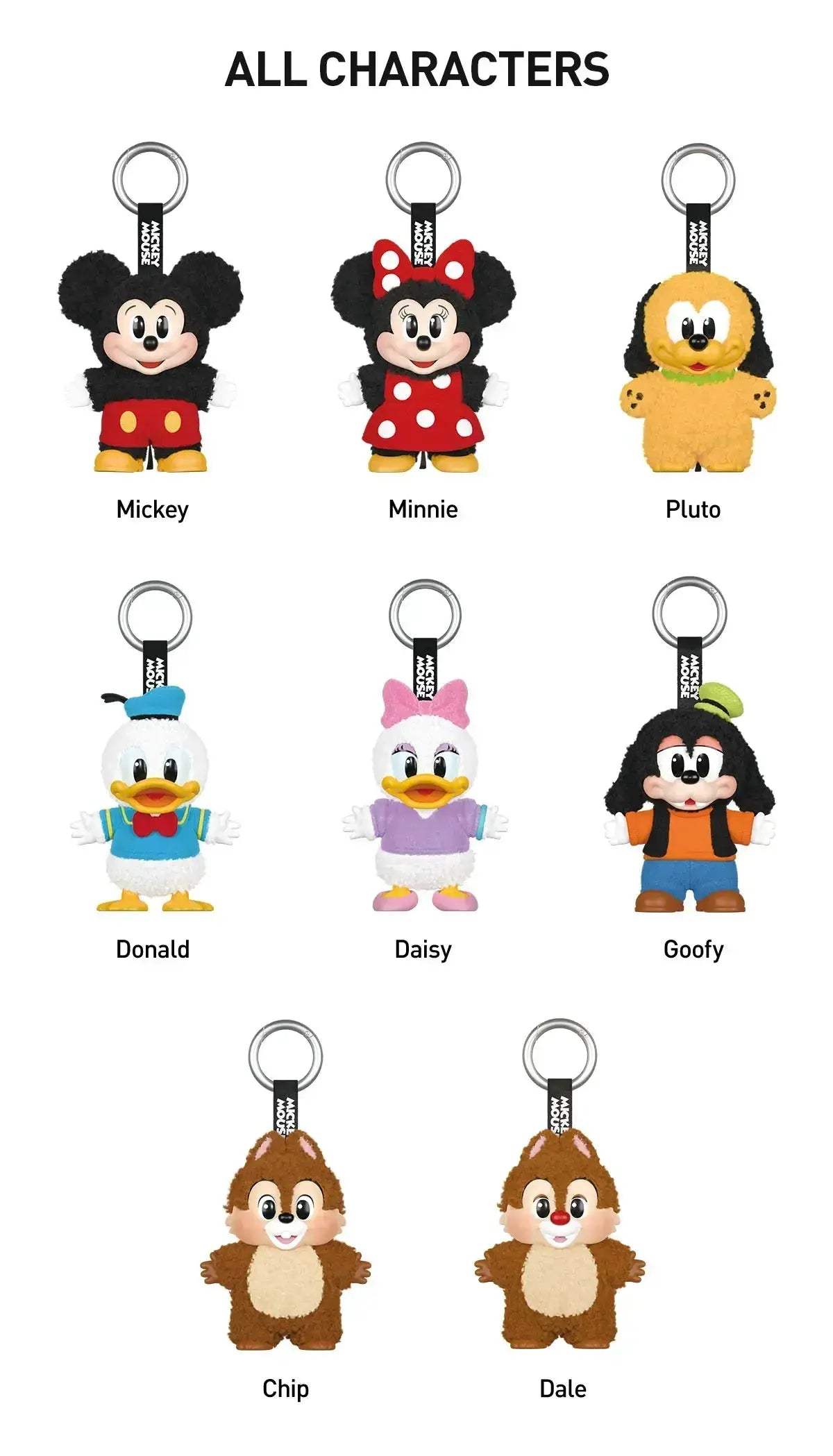 Popmart Mickey Family Cute Together Keychain Figures Restocked - ToylandEU