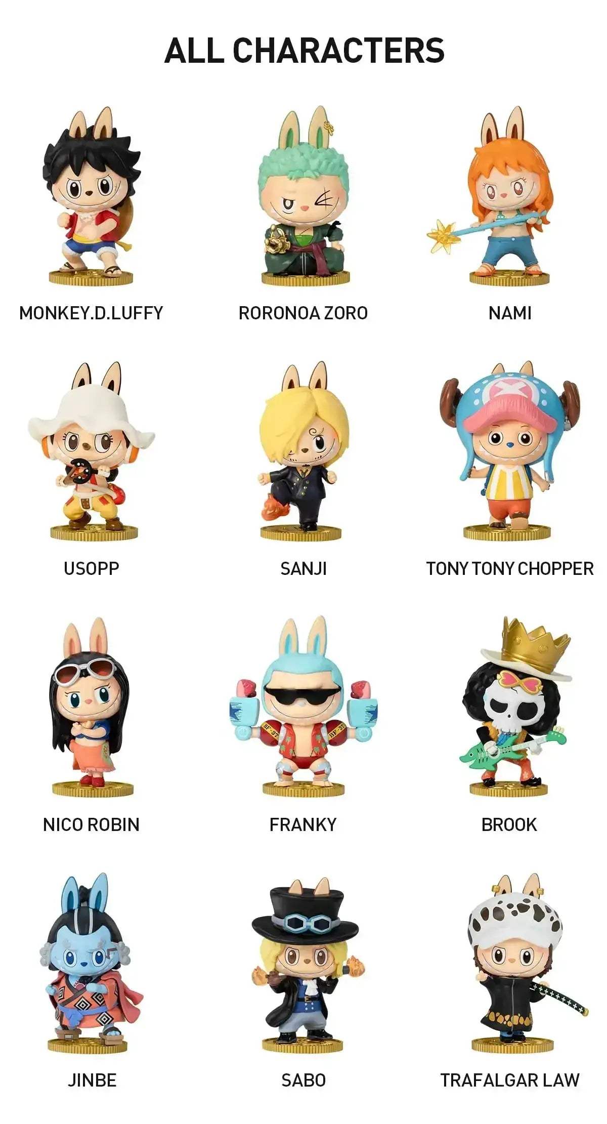 POPMART One Piece Labubu Figure Collectible Toy Limited Edition - ToylandEU