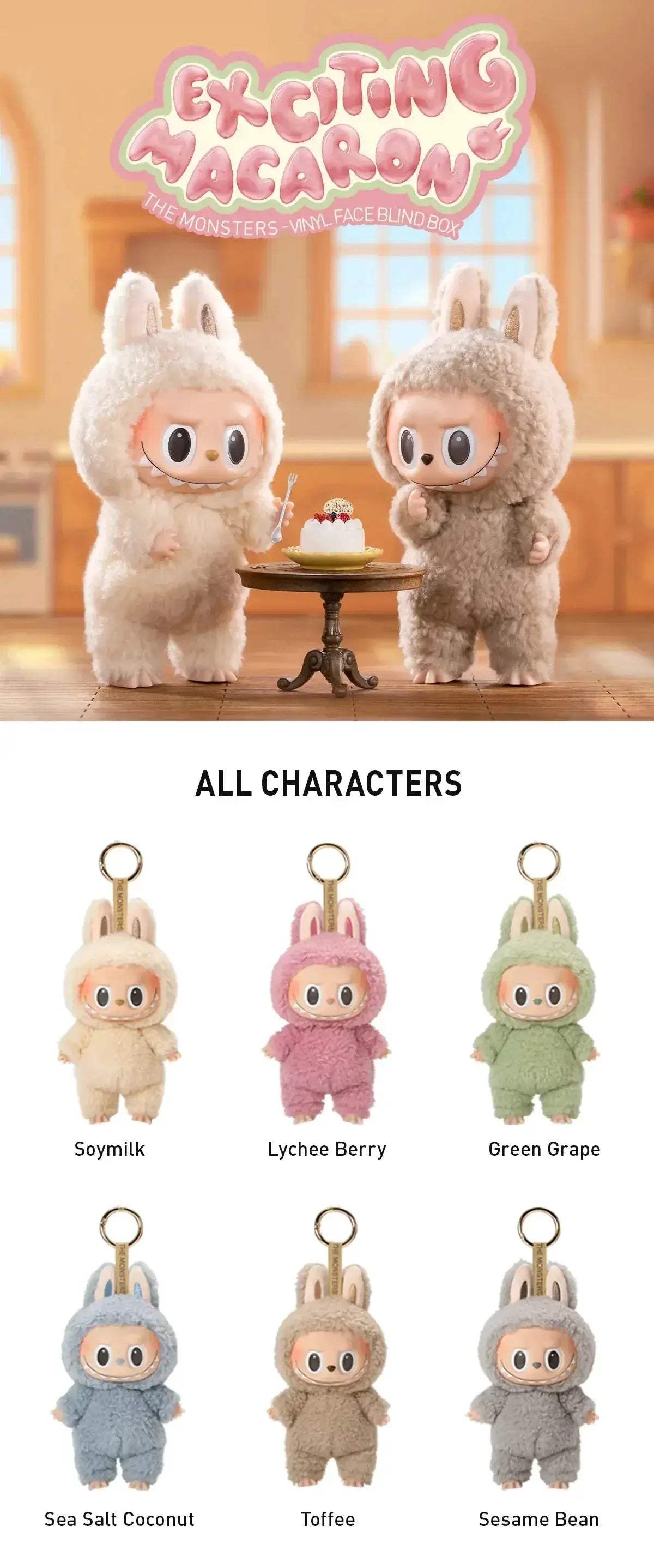 Pop Mart Labubu Macaron Vinyl Blind Box Figure October Restock - ToylandEU