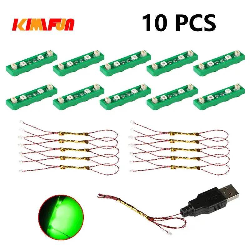 RGB LED LEGO Compatible Building Blocks USB Lamp City Decor - ToylandEU