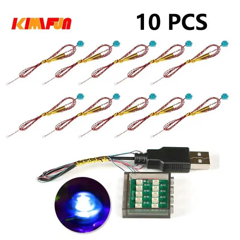 RGB LED LEGO Compatible Building Blocks USB Lamp City Decor - ToylandEU