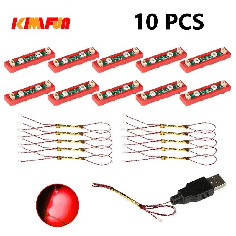 RGB LED LEGO Compatible Building Blocks USB Lamp City Decor - ToylandEU