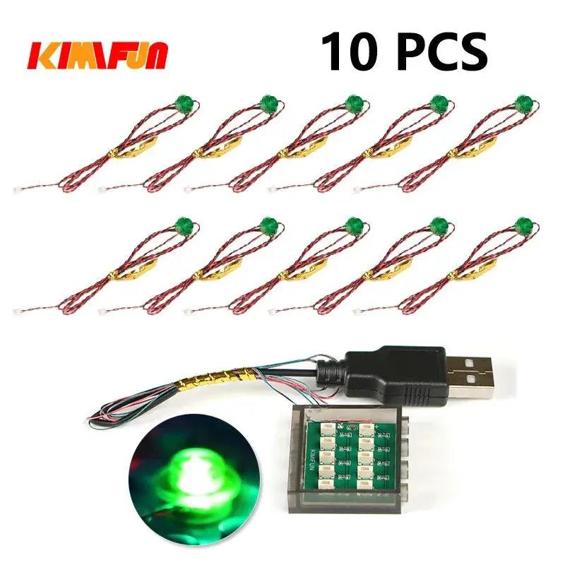  RGB LED LEGO Compatible Building Blocks USB Lamp Safe -  ToylandEU™