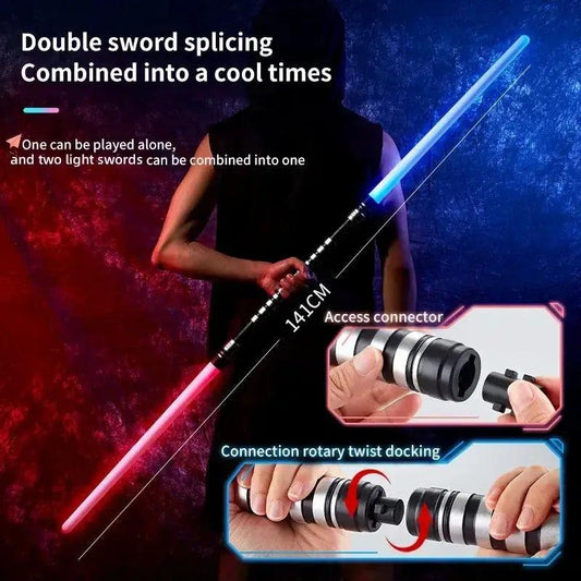  RGB Lightsaber For Kids 75cm Red Blue Laser Sword Toy -  ToylandEU™