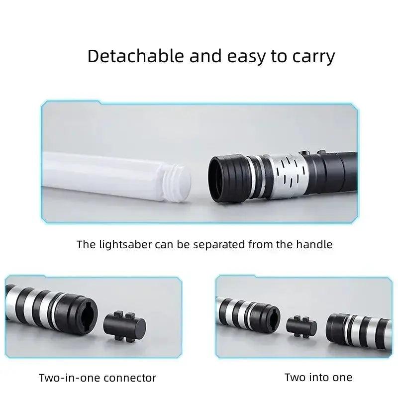  RGB Lightsaber Toy Colorful 75cm 2 In 1 Glow Sword -  ToylandEU™