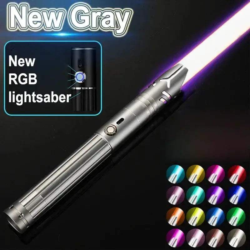 RGB Lightsaber Toy With 15 Color Change Effects Gift - ToylandEU