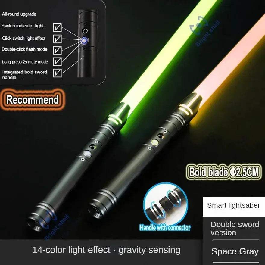RGB Lightsaber Toy With 15 Color Modes And Sound FX - ToylandEU