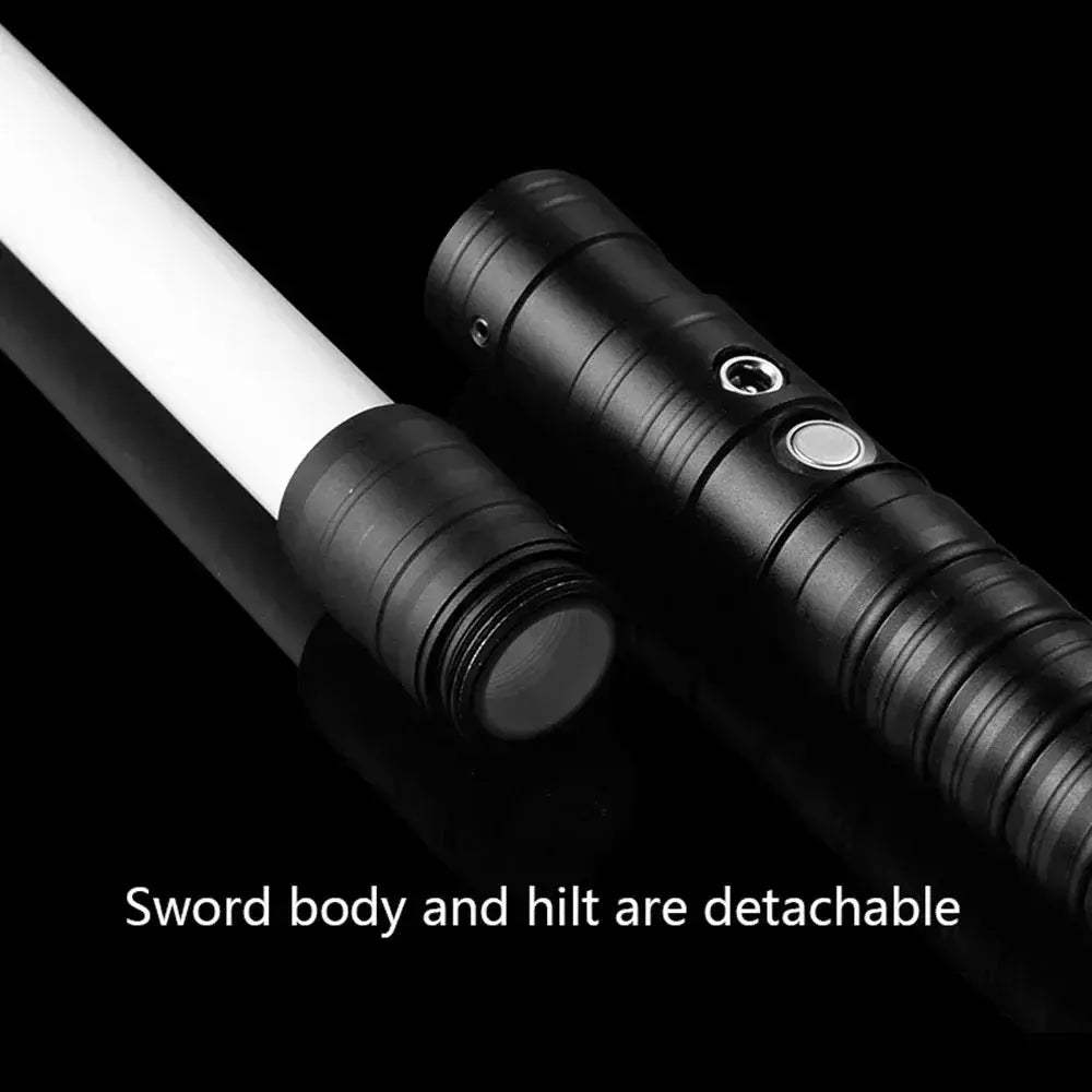 RGB Lightsaber with USB Rechargeable Metal Handle 14 Color Modes - ToylandEU