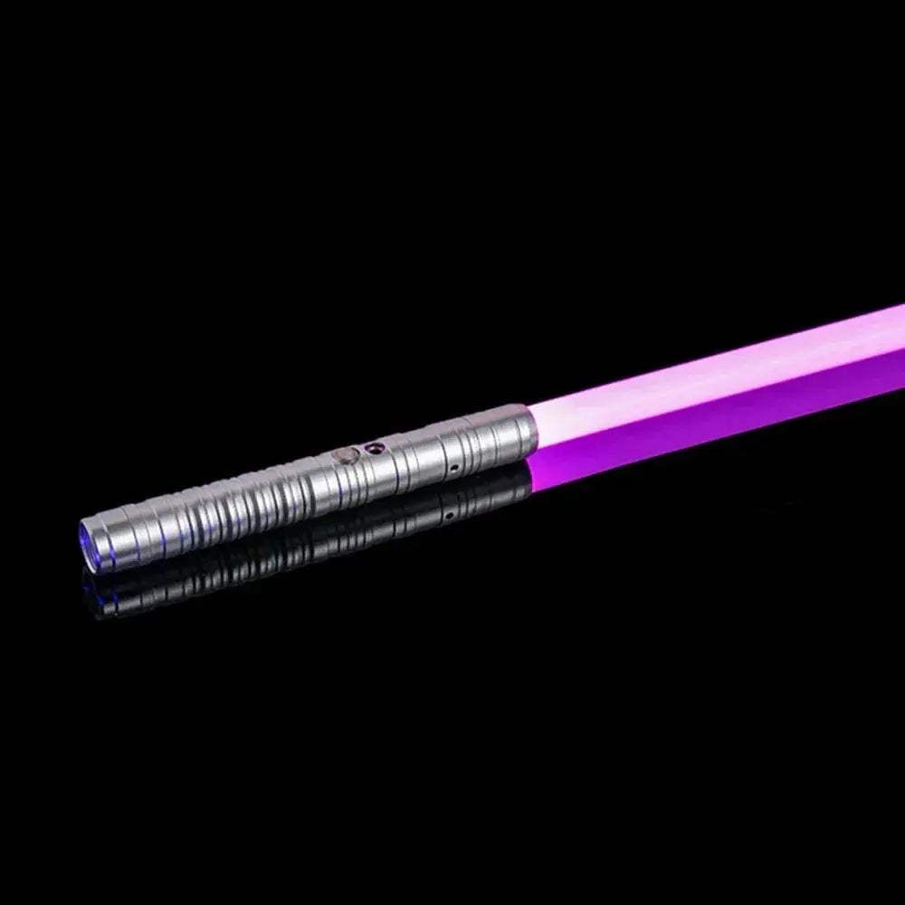 RGB Lightsaber with USB Rechargeable Metal Handle 14 Color Modes - ToylandEU