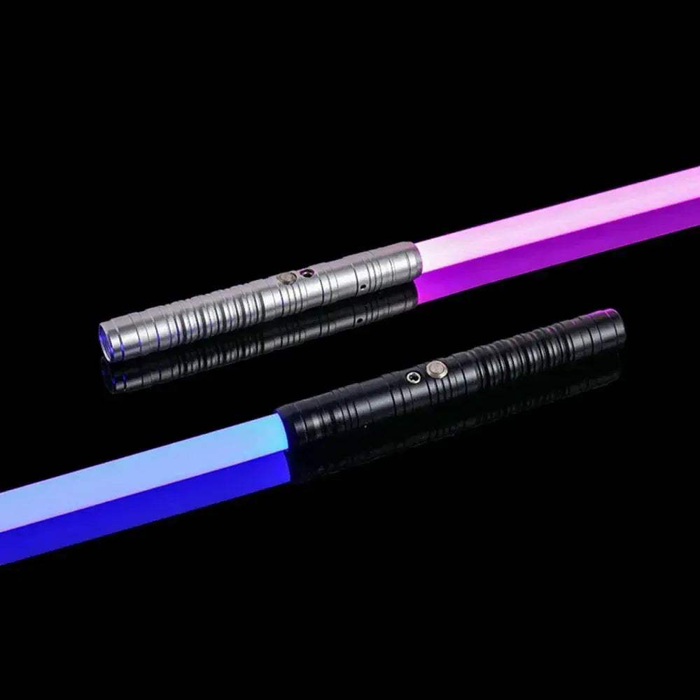 RGB Lightsaber with USB Rechargeable Metal Handle 14 Color Modes - ToylandEU