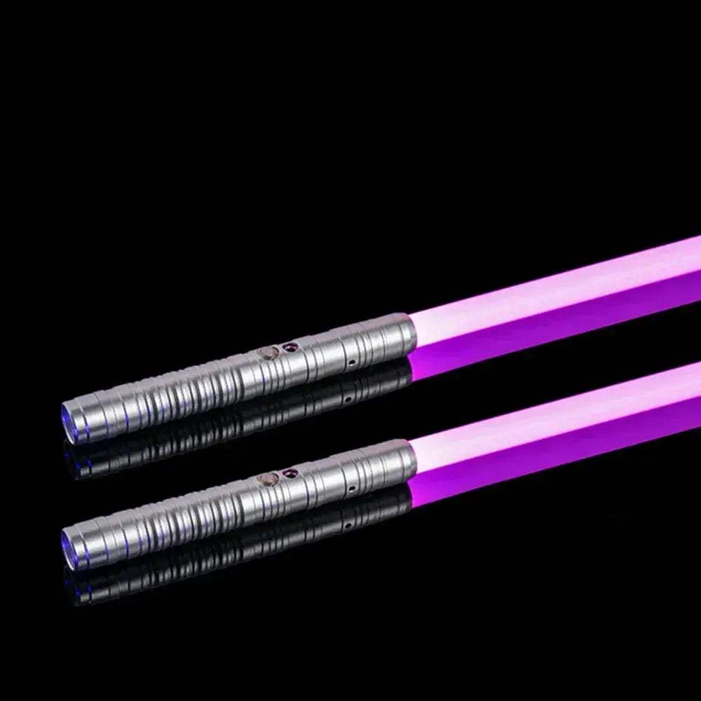RGB Lightsaber with USB Rechargeable Metal Handle 14 Color Modes - ToylandEU