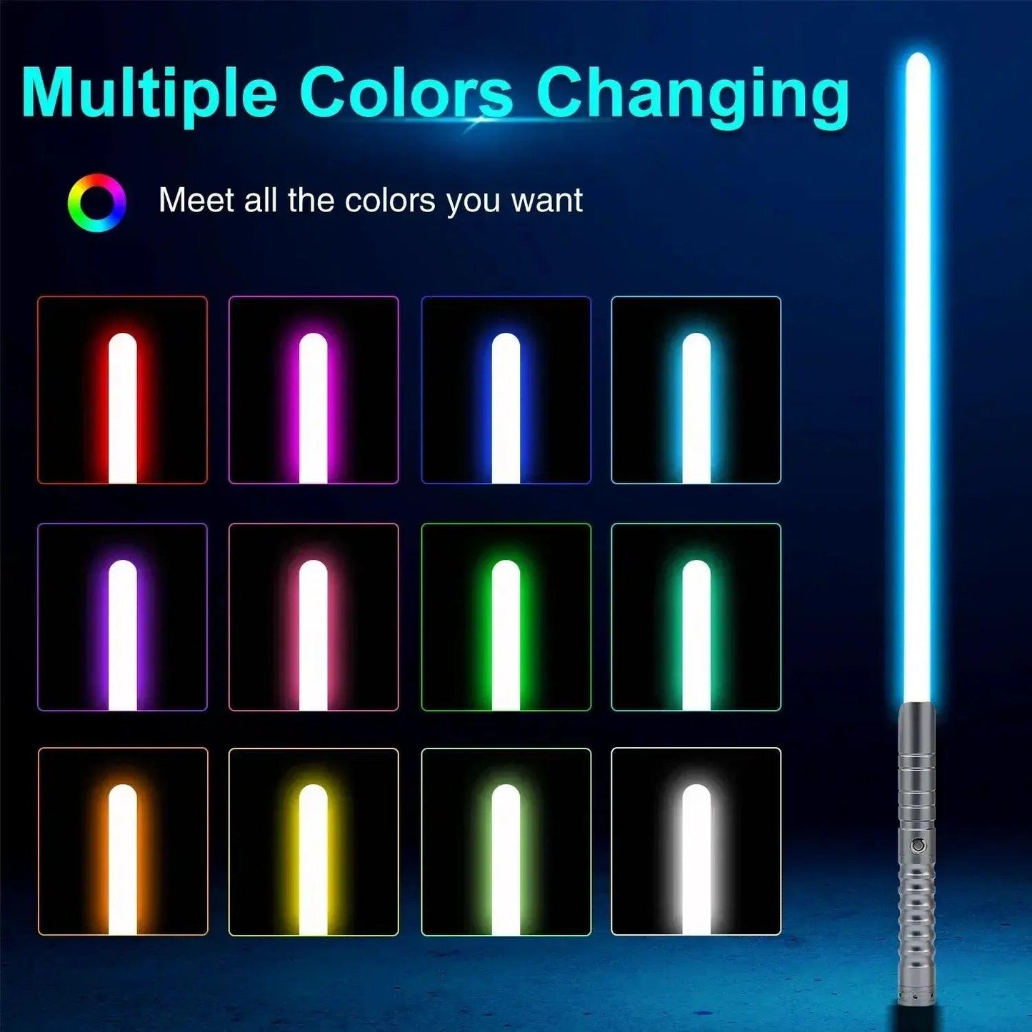  RGB Neo Pixel Lightsaber Smooth Swing Cosplay Duels -  ToylandEU™