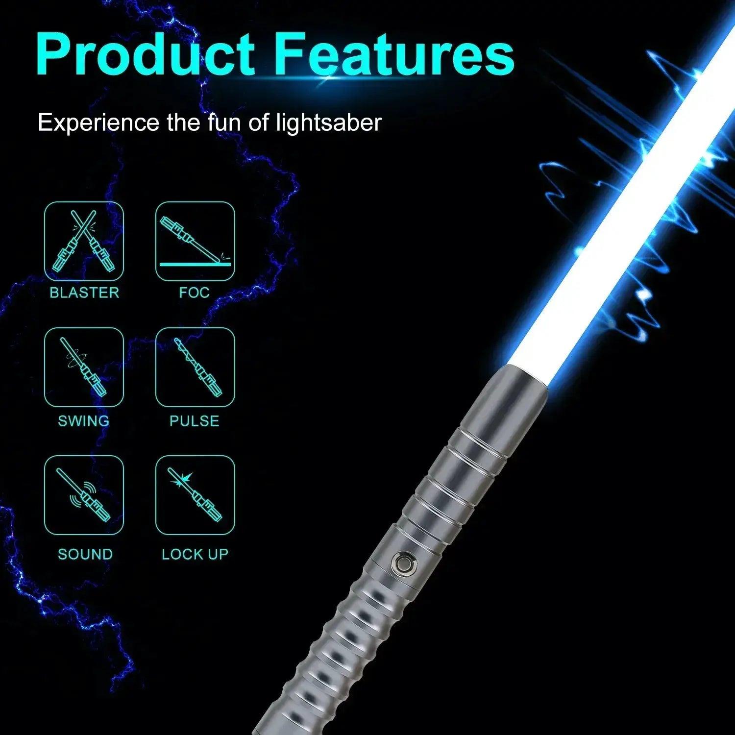  RGB Neo Pixel Lightsaber Smooth Swing Cosplay Duels -  ToylandEU™