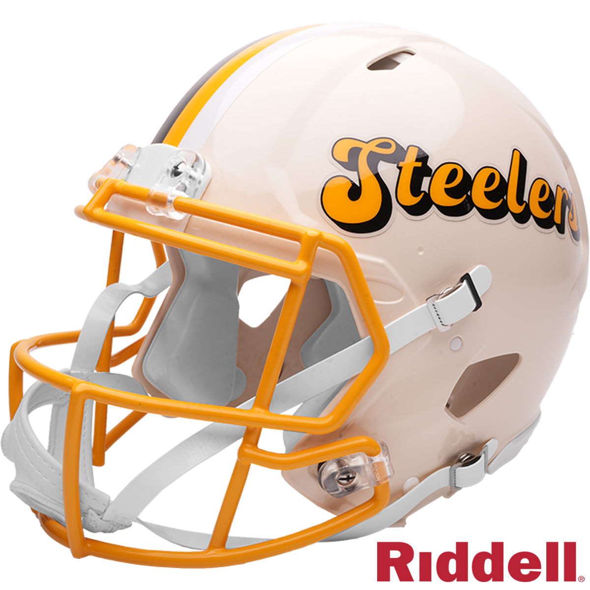 Pittsburgh Steelers Helmet Riddell Authentic Full Size Speed Style Retro Collection