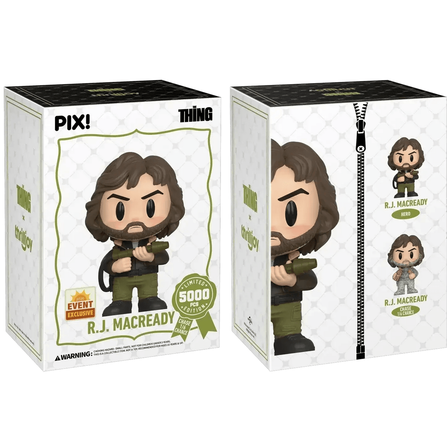  RJ MacReady PIX Vinyl Figure The Thing Limited Edition -  ToylandEU™