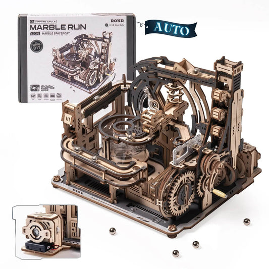 ROBOTIME Rokr Electric Marble Run with Light 3D Puzzle Toys 3D Puzzle - ToylandEU