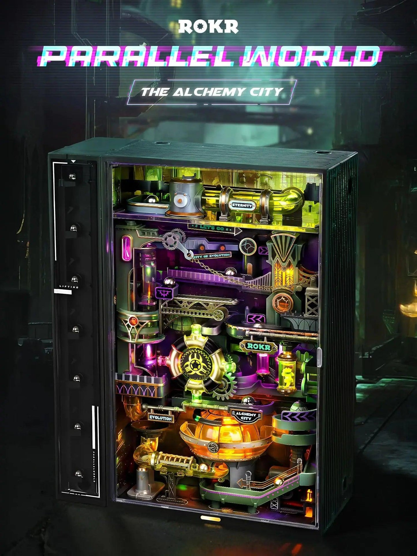 ROKR Alchemy City 3D Puzzle | Pinball Track | Toylandeu™